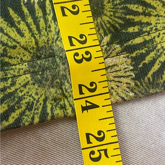 Christopher & Banks Green gold zip jacket. EUC! Size Large - Picture 8 of 9